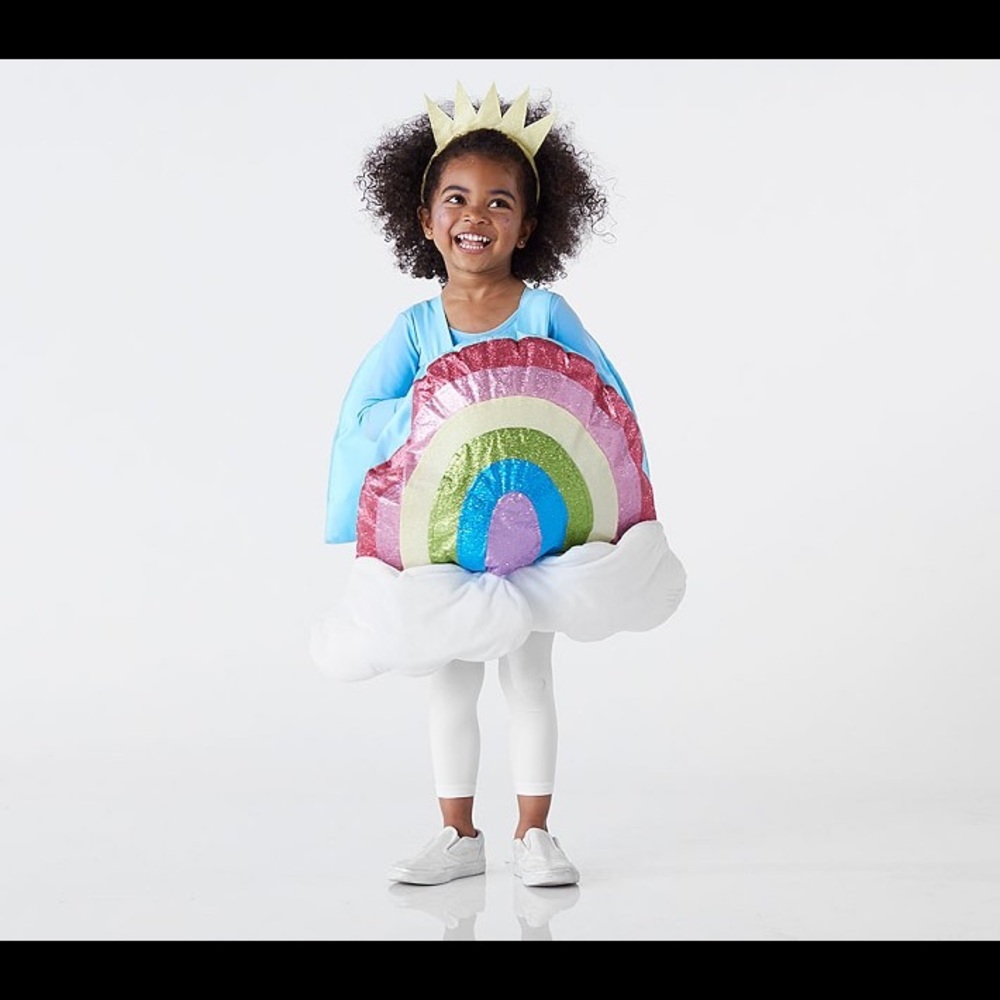 COPY - Pottery barn kids rainbow emoji costume 4-6